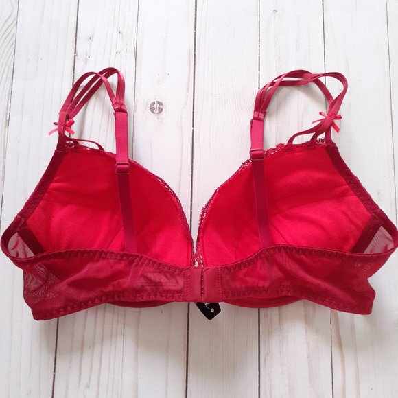 NWT Adore Me Abela Push Up Bra in Red Size 36B - Picture 2 of 14